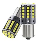 Casa si Gradina - Corpuri si surse de iluminat - Becuri si tuburi neon - Becuri - Set 2 Becuri auto LED 1156 cu 44 LED SMD, Canbus, 12V, 6000K, lumina alba - Infinity.ro