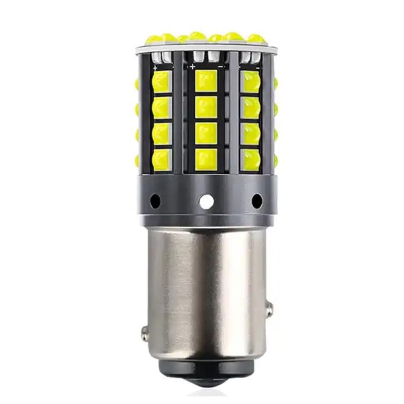 Casa si Gradina - Corpuri si surse de iluminat - Becuri si tuburi neon - Becuri - Set 2 Becuri auto LED 1156 cu 44 LED SMD, Canbus, 12V, 6000K, lumina alba - Infinity.ro