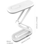 Casa si Gradina - Corpuri si surse de iluminat - Veioze si lampi - Lampadare - Lampa LED model 1964 tactila, pliabila, rotativa si portabila, cablu USB, ABS, 5W - Infinity.ro