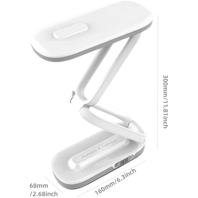 Casa si Gradina - Corpuri si surse de iluminat - Veioze si lampi - Lampadare - Lampa LED model 1964 tactila, pliabila, rotativa si portabila, cablu USB, ABS, 5W - Infinity.ro