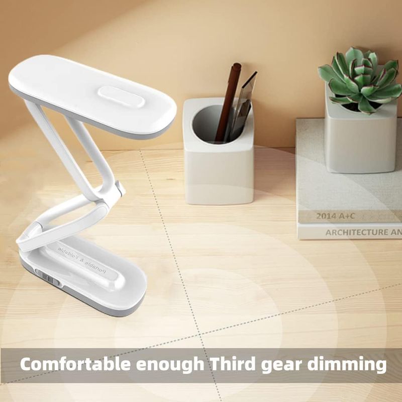 Casa si Gradina - Corpuri si surse de iluminat - Veioze si lampi - Lampadare - Lampa LED model 1964 tactila, pliabila, rotativa si portabila, cablu USB, ABS, 5W - Infinity.ro