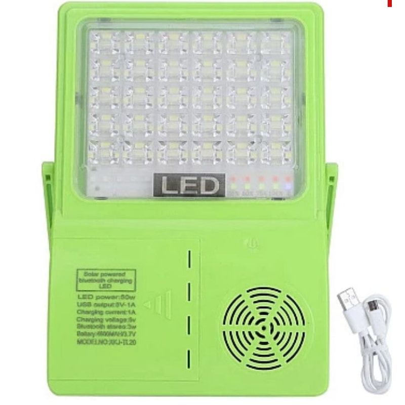 Casa si Gradina - Corpuri si surse de iluminat - Iluminat exterior - Lampi solare - Lampa solara 50W XKJ-TL20 Portabila cu Incarcare si Bluetooth pentru drumetii, camping - Infinity.ro