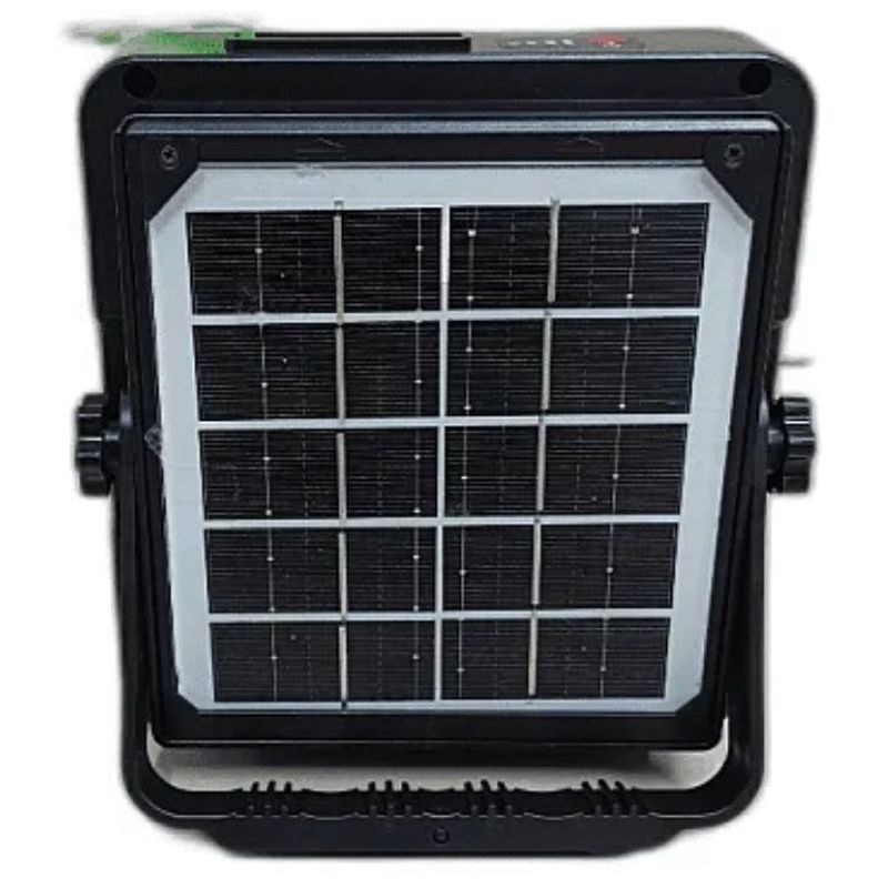 Casa si Gradina - Corpuri si surse de iluminat - Iluminat exterior - Lampi solare - Lampa solara multifunctionala GD-2206B pentru camping, tip proiector, cu picior - Infinity.ro