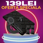 Casa si Gradina - Sanitare - Suporturi si accesorii baie - Suporturi baie - Pachet promotional: Cap de dus, 4 x Suporti pentru Prosoape si Covor baie, Negre - Infinity.ro