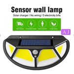 Casa si Gradina - Corpuri si surse de iluminat - Iluminat exterior - Lampi solare - Set 3 x Lampa solara SH -122 LED COB cu senzor de miscare si lumina 3 moduri ILUMINARE - Infinity.ro