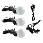 Casa si Gradina - Corpuri si surse de iluminat - Iluminat exterior - Lampi solare - Kit solar GDLITE GD-7 PREMIUM 3 becuri, lanterna inclusa + usb incarcare - Infinity.ro