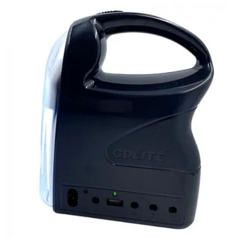 Casa si Gradina - Corpuri si surse de iluminat - Iluminat exterior - Lampi solare - Kit solar GDLITE GD-7 PREMIUM 3 becuri, lanterna inclusa + usb incarcare - Infinity.ro