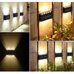 Casa si Gradina - Corpuri si surse de iluminat - Iluminat exterior - Lampi solare - Set 2 Lampi Solare de Perete cu 5 led Iluminare Sus Jos - 6 - Infinity.ro