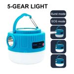 Casa si Gradina - Corpuri si surse de iluminat - Iluminat exterior - Lampi solare - Lampa solara cu Maner 513 pentru camping 11x6.5x8.5 cm tip felinar, cu maner - Infinity.ro