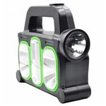 Casa si Gradina - Corpuri si surse de iluminat - Iluminat exterior - Lanterne - Lanterna de mana/Lampa HB6168 panou solar USB 10W 600LM, cu maner - Infinity.ro