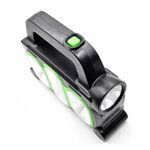 Casa si Gradina - Corpuri si surse de iluminat - Iluminat exterior - Lanterne - Lanterna de mana/Lampa HB6168 panou solar USB 10W 600LM, cu maner - Infinity.ro