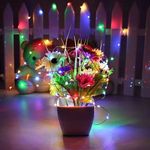 Casa si Gradina - Corpuri si surse de iluminat - Iluminat exterior - Instalatii luminoase exterior - Instalatie Solara, cu Lumina Alba calda/rece si Multicolora, 300 LED-uri, 8 Efecte, 30m - Alb Rece - Infinity.ro