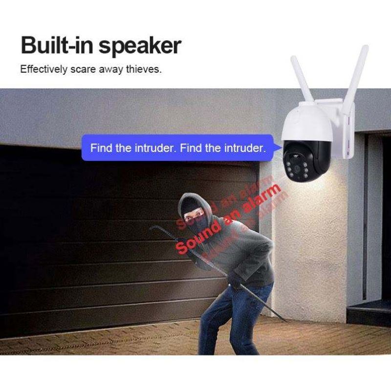 Casa si Gradina - Electrice - Smart Home - Camere de supraveghere - Camera supraveghere C Tech® video, WI-Fi cu panou solar, acumulatori inclusi, PTZ, alarma miscare+ micro SD card 64Gb - Infinity.ro