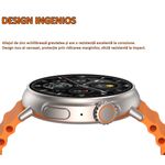 Laptop, Telefoane si Tablete - Wearables si gadgeturi - Wearables - Smartwatch-uri - Ceas smartwatch C Tech® Apel bluetooth, notificari apel, retele sociale, monitorizare ritm cardiac si tensiune arteriala - Infinity.ro