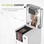 PC, gaming si accesorii - Imprimante, scanere & consumabile - Imprimante - Imprimante termice - Imprimanta termica color portabila C Tech®, printare pe diferite materiale, wifi, usb, compatibila Android/Ios, Alb - Infinity.ro