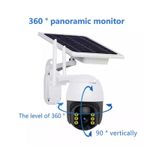 Casa si Gradina - Electrice - Smart Home - Camere de supraveghere - Camera supraveghere C Tech® SIM 4G FULL HD cu panou solar, acumulatori inclusi, PTZ, alarma miscare + Micro SD Card 64Gb - Infinity.ro