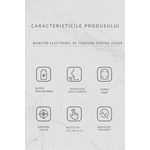 Ingrijire personala si Cosmetice - Sanatate si wellness - Aparate medicale - Tensiometre - Tensiometru de brat, afisaj led cu caractere mari, auto-masurare, detectare puls neregulat, validat clinic, Alb - Infinity.ro