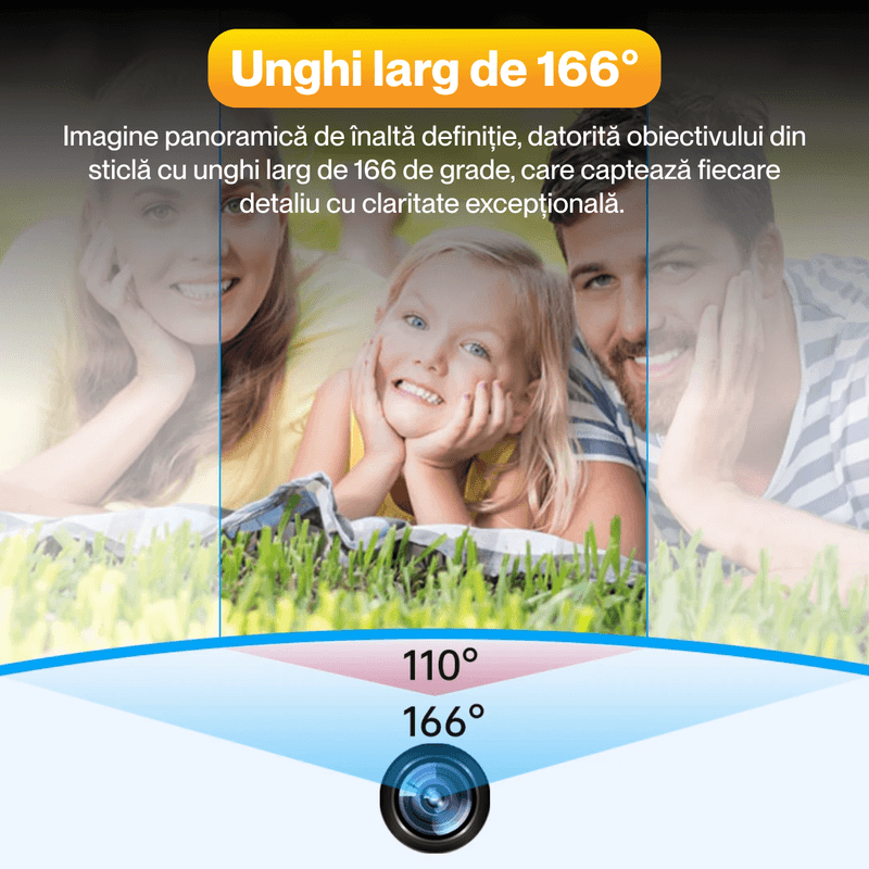 Laptop, Telefoane si Tablete - Wearables si gadgeturi - Gadgeturi - Dispozitive spionaj - Ceas spion cu camera ascunsa 4K, TC100, WIFI, unghi de 166°, vedere nocturna, detectarea miscarii, 8 GB - Infinity.ro