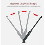 Casa si Gradina - Corpuri si surse de iluminat - Iluminat exterior - Lanterne - Lanterna de Lucru LED cu incarcare USB , HUOVA®, cu flash de avertizare rosu si albastru - Infinity.ro