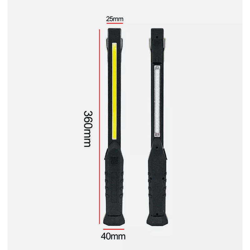 Casa si Gradina - Corpuri si surse de iluminat - Iluminat exterior - Lanterne - Lanterna de Lucru LED cu incarcare USB , HUOVA®, cu flash de avertizare rosu si albastru - Infinity.ro