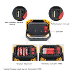 Casa si Gradina - Corpuri si surse de iluminat - Iluminat exterior - Lanterne - Lampa de lucru  multifunctionala portabila  HUOVA® , 3 moduri de iluminare cu aumulatori - Infinity.ro