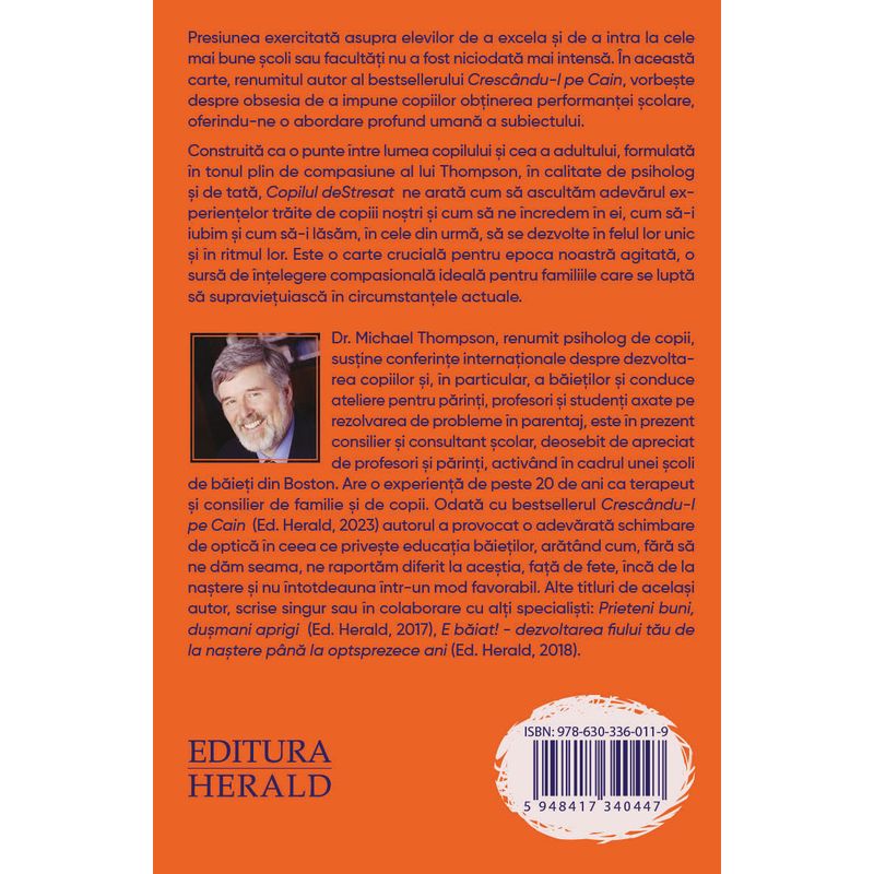 Carti si Birotica - Carti - Bestseller - Copilul Stresat - Cum sa ne eliberam copiii de presiunea performantei scolare - Infinity.ro