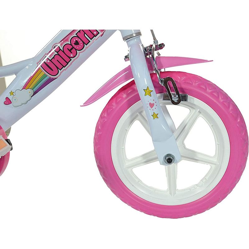 Sport si Outdoor - Ciclism - Biciclete pentru copii - Bicicleta copii Dino Bikes 12' Unicorn - Infinity.ro