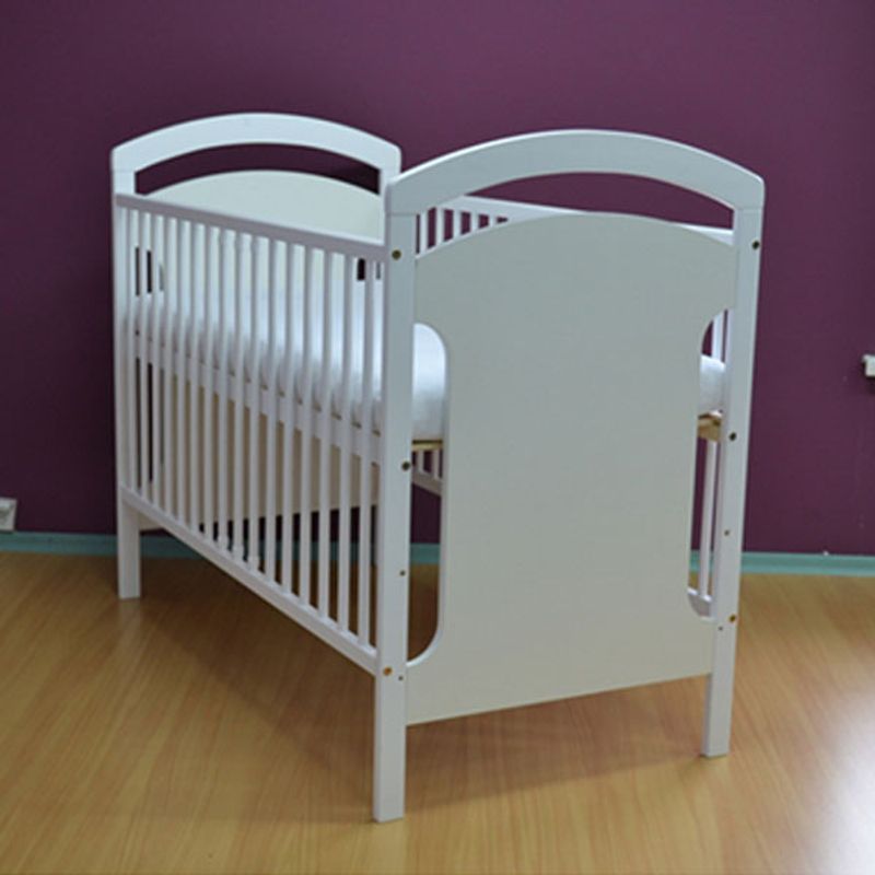Casa si Gradina - Mobilier - Mobilier copii - Patuturi copii - Patut copii din lemn Hubners Anita 120x60 cm alb - Infinity.ro
