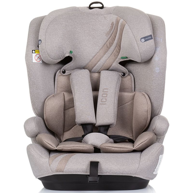 Jucarii, Copii si Bebe - Carucioare si articole de transport - Scaune auto copii - Scaun auto Chipolino Icon I-Size 76-150 cm macadamia - Infinity.ro