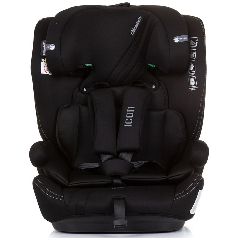 Jucarii, Copii si Bebe - Carucioare si articole de transport - Scaune auto copii - Scaun auto Chipolino Icon I-Size 76-150 cm obsidian - Infinity.ro