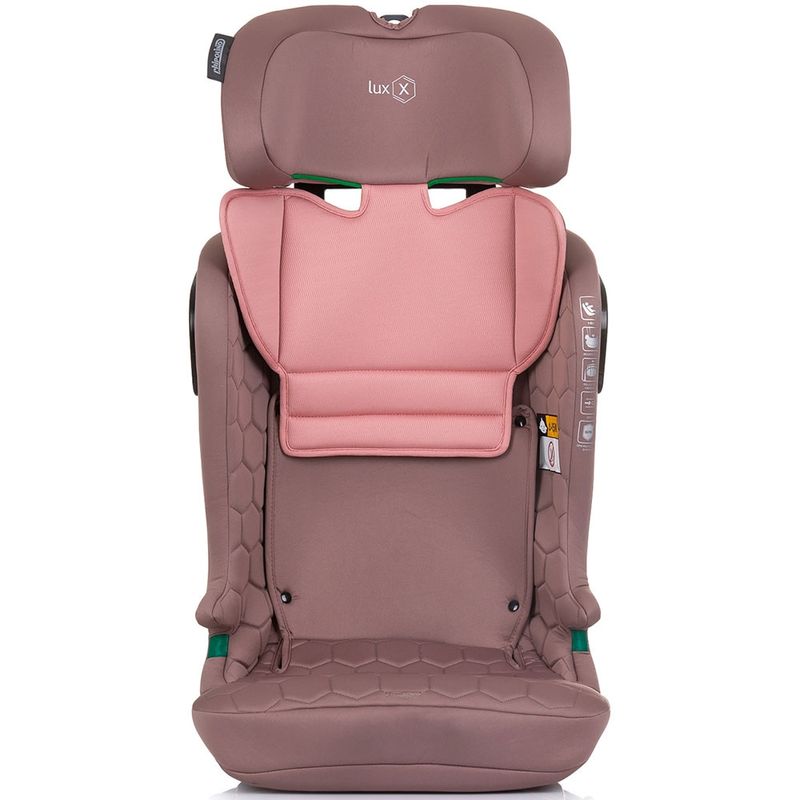 Jucarii, Copii si Bebe - Carucioare si articole de transport - Scaune auto copii - Scaun auto Chipolino Lux X I-Size 76-150 cm cu sistem Isofix flamingo - Infinity.ro