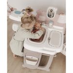 Jucarii, Copii si Bebe - Jucarii si jocuri - Papusi si accesorii - Papusi - Centru de ingrijire pentru papusi Smoby Baby Nurse Doll`s Play Center maro cu 23 accesorii - Infinity.ro