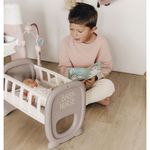 Jucarii, Copii si Bebe - Jucarii si jocuri - Papusi si accesorii - Papusi - Centru de ingrijire pentru papusi Smoby Baby Nurse Doll`s Play Center maro cu 23 accesorii - Infinity.ro