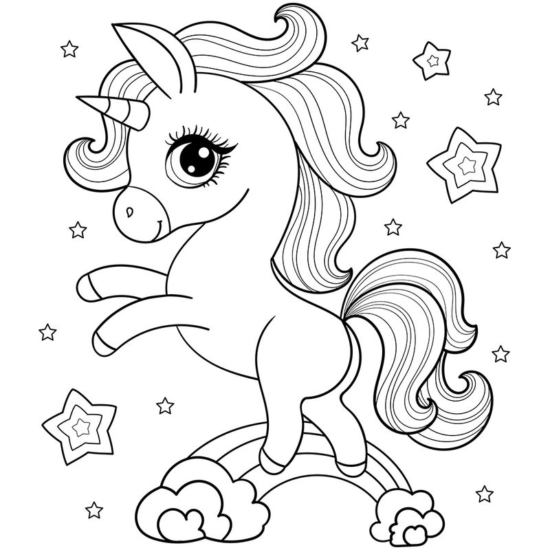 Casa si Gradina - Mobilier - Mobilier copii - Patuturi copii - Patut copii din lemn Hubners Calisto Unicorn 120x60 cm maro cu sertar - Infinity.ro