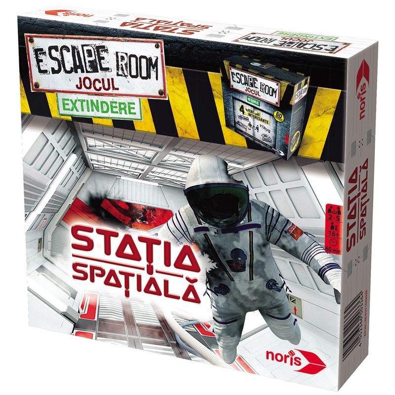 Jucarii, Copii si Bebe - Jucarii si jocuri - Jocuri si puzzle - Jocuri de societate - Extindere joc Noris Escape Room Statia Spatiala - Infinity.ro