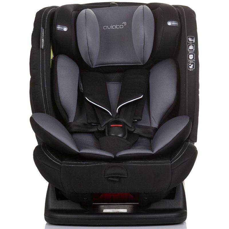 Jucarii, Copii si Bebe - Carucioare si articole de transport - Scaune auto copii - Scaun auto Chipolino Aviato I-Size 40-150 cm granite - Infinity.ro