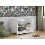 Casa si Gradina - Mobilier - Mobilier copii - Patuturi copii - Patut copii din lemn Hubners Mara 120x60 cm alb cu sertar - Infinity.ro