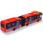 Jucarii, Copii si Bebe - Jucarii si jocuri - Jucarii bebelusi - Jucarii de tras/impins - Autobuz Dickie Toys Volvo City Bus 40 cm rosu - Infinity.ro