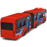 Jucarii, Copii si Bebe - Jucarii si jocuri - Jucarii bebelusi - Jucarii de tras/impins - Autobuz Dickie Toys Volvo City Bus 40 cm rosu - Infinity.ro