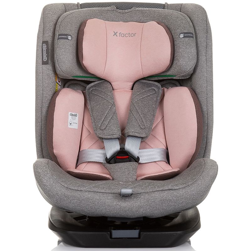Jucarii, Copii si Bebe - Carucioare si articole de transport - Scaune auto copii - Scaun auto Chipolino X Factor I-Size 40-150 cm flamingo cu sistem Isofix - Infinity.ro