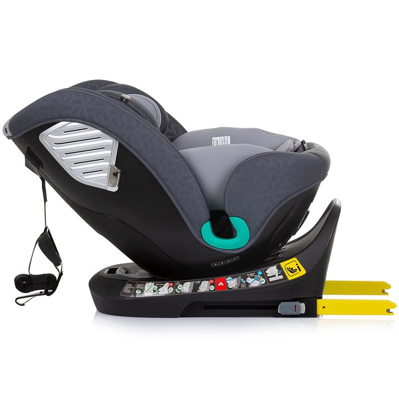 Jucarii, Copii si Bebe - Carucioare si articole de transport - Scaune auto copii - Scaun auto Chipolino Supreme I-Size 40-150 cm cu sistem Isofix granite - Infinity.ro