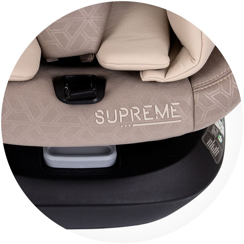 Jucarii, Copii si Bebe - Carucioare si articole de transport - Scaune auto copii - Scaun auto Chipolino Supreme I-Size 40-150 cm cu sistem Isofix macadamia - Infinity.ro
