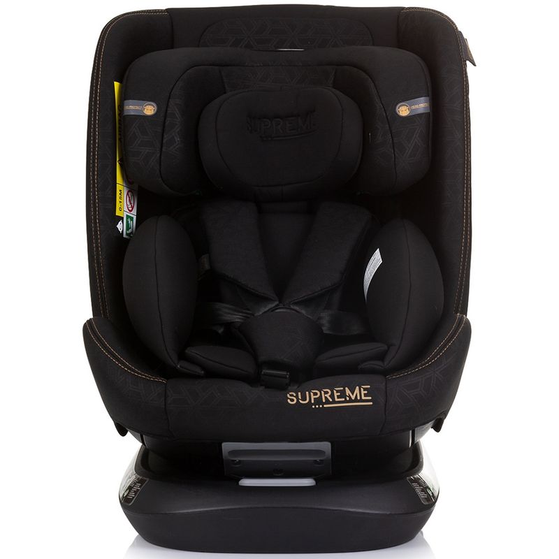 Jucarii, Copii si Bebe - Carucioare si articole de transport - Scaune auto copii - Scaun auto Chipolino Supreme I-Size 40-150 cm cu sistem Isofix obsidian - Infinity.ro