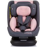 Jucarii, Copii si Bebe - Carucioare si articole de transport - Scaune auto copii - Scaun auto Chipolino Supreme I-Size 40-150 cm cu sistem Isofix flamingo - Infinity.ro