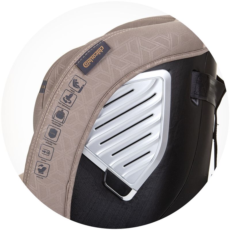 Jucarii, Copii si Bebe - Carucioare si articole de transport - Scaune auto copii - Scaun auto Chipolino Supreme I-Size 40-150 cm cu sistem Isofix macadamia - Infinity.ro