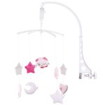 Casa si Gradina - Mobilier - Mobilier copii - Patuturi copii - Carusel muzical pentru patut Chipolino pink Chicken - Infinity.ro