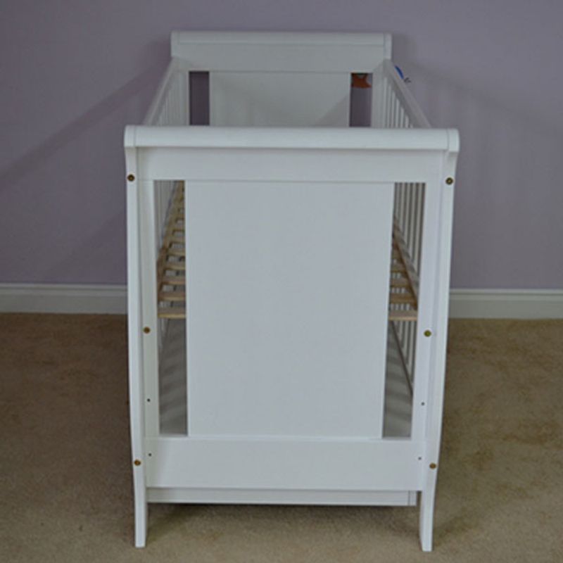 Casa si Gradina - Mobilier - Mobilier copii - Patuturi copii - Patut copii din lemn Hubners Mira 120x60 cm alb cu sertar - Infinity.ro