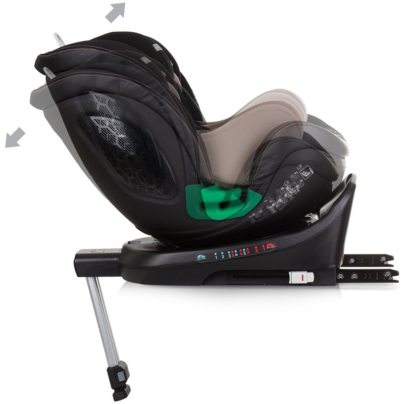Jucarii, Copii si Bebe - Carucioare si articole de transport - Scaune auto copii - Scaun auto Chipolino Maximus I-Size 40-150 cm macadamia cu sistem Isofix - Infinity.ro