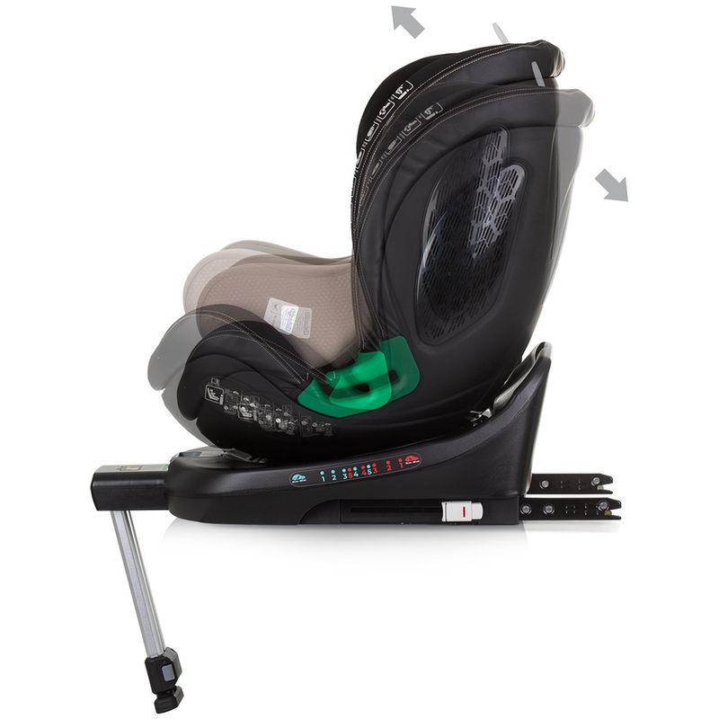 Jucarii, Copii si Bebe - Carucioare si articole de transport - Scaune auto copii - Scaun auto Chipolino Maximus I-Size 40-150 cm macadamia cu sistem Isofix - Infinity.ro