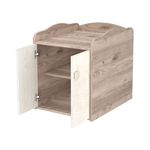 Casa si Gradina - Mobilier - Mobilier copii - Patuturi copii - Patut copii transformabil din lemn cu 2 sertare Hubners Sofia Maxi Kombi 120x70 cm crem nisip - Infinity.ro